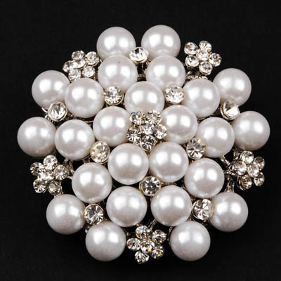 Wedding Pearl brooch