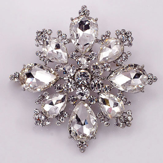Crystal Brooches