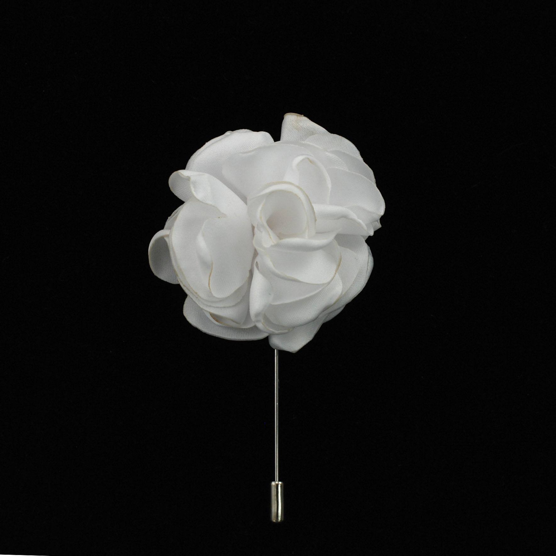 White Luxurious Flower Lapel Pin, In stock!