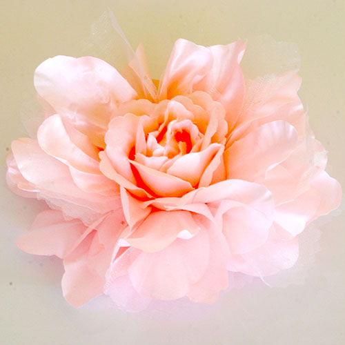 Fabric Flower Brooch