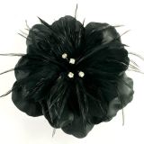 Feather Flower Pin