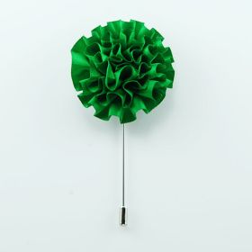 Green lapel pin