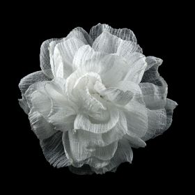 White Fabric Flower