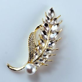 Gold Leaf Brooch