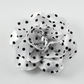 Polka Dot flower pin