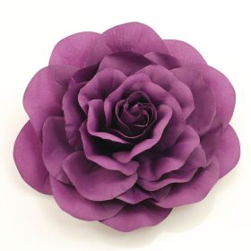 Purple large flower pin