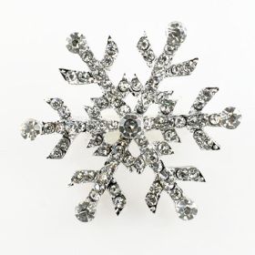 Snowflake brooch