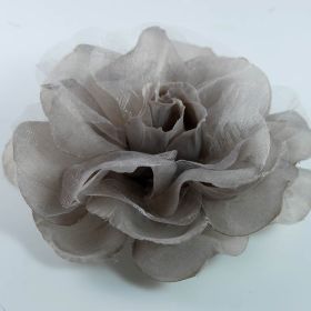 Fabric Flower in Grey