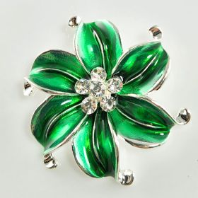 Green Epoxy Brooch