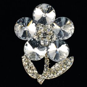 Chunky Crystal brooch