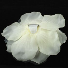 Fabric Flower Brooch