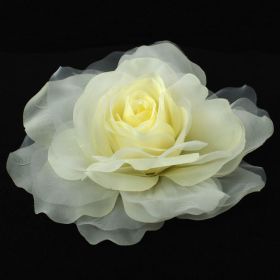 Fabric Flower Brooch