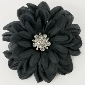 Fabric Flower Brooch