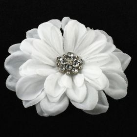 Fabric Flower brooch