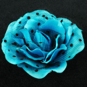 Fabric Flower Brooch