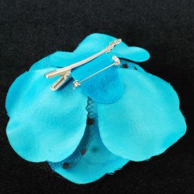 Fabric Flower Brooch