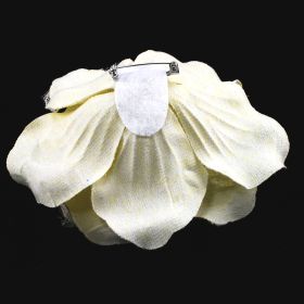 Fabric Flower pin brooch