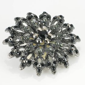 Floral brooches