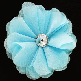 Artificial flower pin brooch