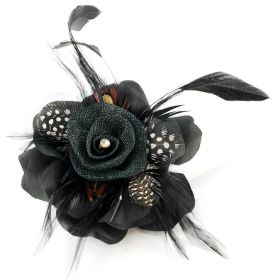 Artificial flower pin brooches