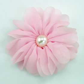 Fabric flower pin