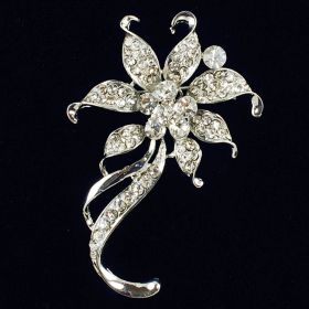 Rhinestone brooch