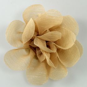 Fabric flower pin