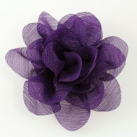Artificial flower pin brooch