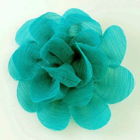 Artificial flower pin brooch