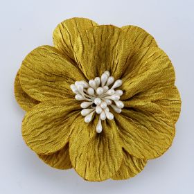 Wrinkle Flower Pin