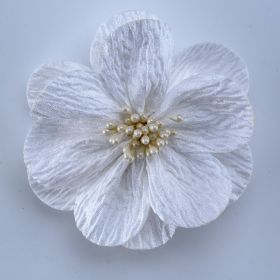 Wrinkle Flower Pin