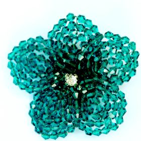 Beaded Flower Brooch