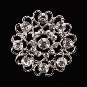 Small Floral Wedding Brooch