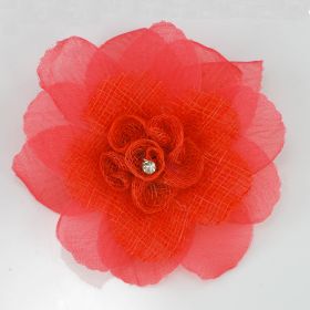 Artificial flower pin brooches