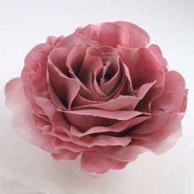Fabric Rose Flower Pin
