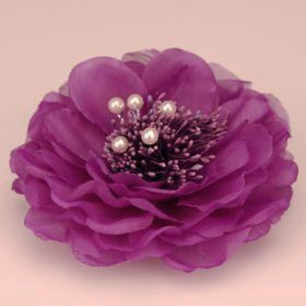 Fabric Flower Pin