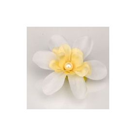 Artificial flower pin brooch