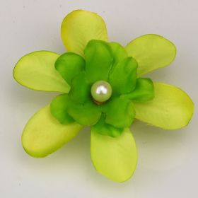 Artificial flower pin brooches