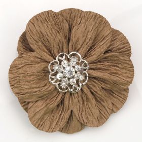 Wrinkle Flower Pin