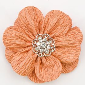 Wrinkle Flower Pin