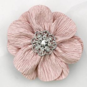 Wrinkle Flower Pin