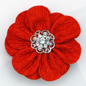 Wrinkle Flower Pin