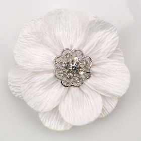 Wrinkle Flower Pin