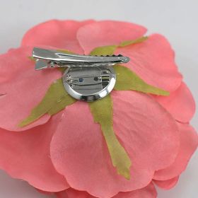 Fabric Rose Flower pin