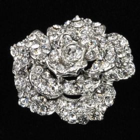 Rose Wedding Brooch