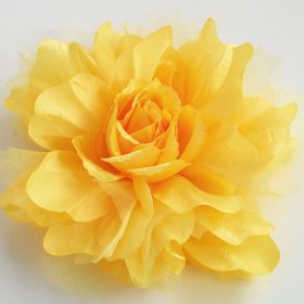 Yellow Fabric Flower