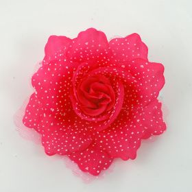 Fabric Flower Brooch