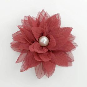 artificial flower pin brooch