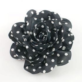 Polka Dot Flower Pin