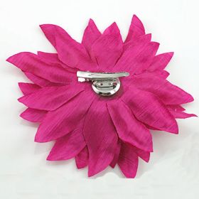 Fuchsia Soft Flower Pin